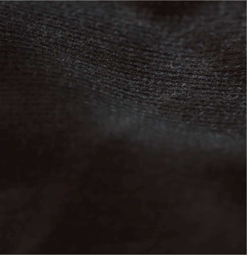 L'INCOMPARABLE - Pantalon large en velours noir - C.BERGAMIA